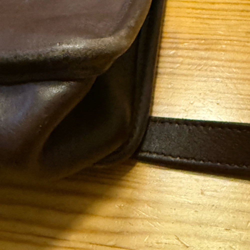 Vintage Mahogany Coach Willis Bag 9/10 - Made in Hungary - Picture 14 of 16